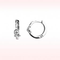 RBE 3040 - Cercei Cu Diamante | Rosa Bianco